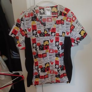 Disney scrub top